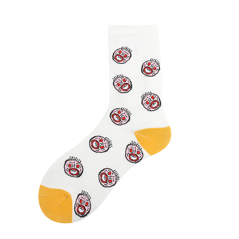 Street Style Tube Socks For Men And Women In Spring And Autumn Love Socks White Stockings Tide Institute Of Wind Movement